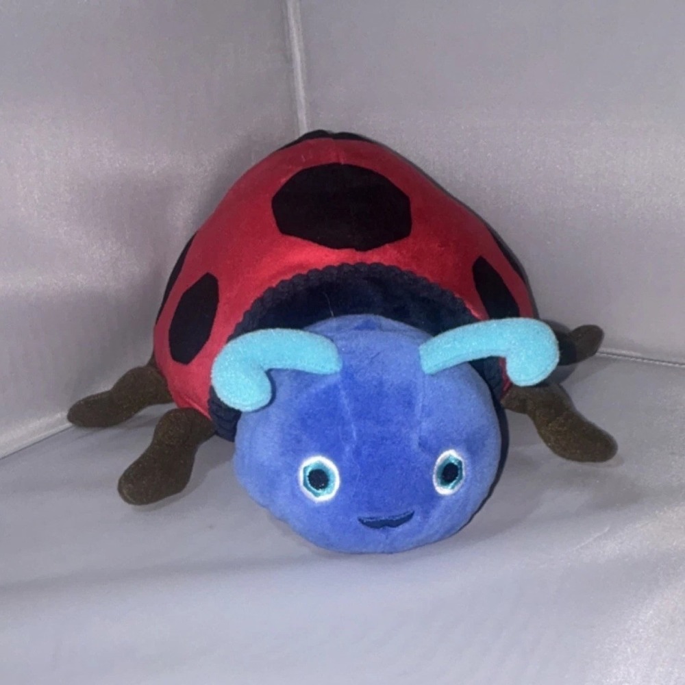 Kohls Cares Eric Carle The Grouchy Ladybug Plush Red Blue Stuffed Animal Toy